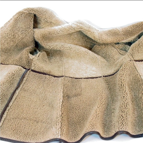Vtg Kenzo shearling coat made in France size small - Picture 7 of 9